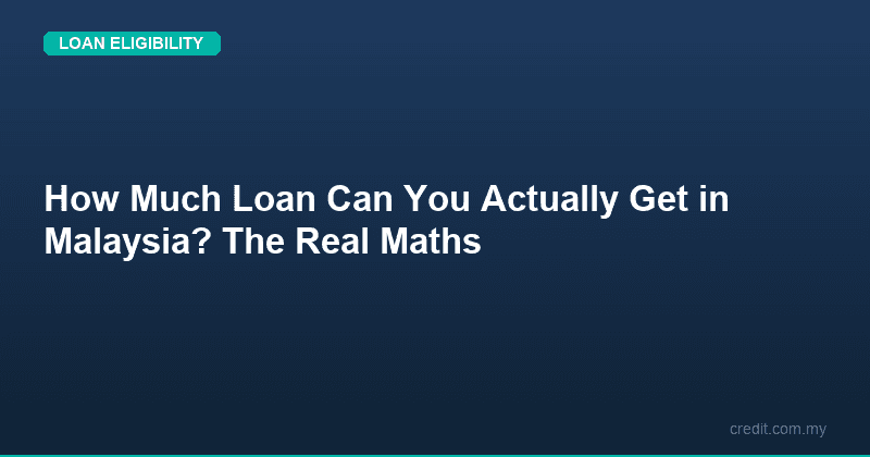 How Much Loan Can You Actually Get in Malaysia? The Real Maths