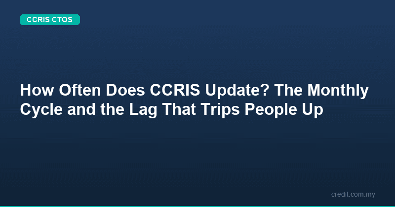 How Often Does CCRIS Update? The Monthly Cycle and the Lag That Trips People Up